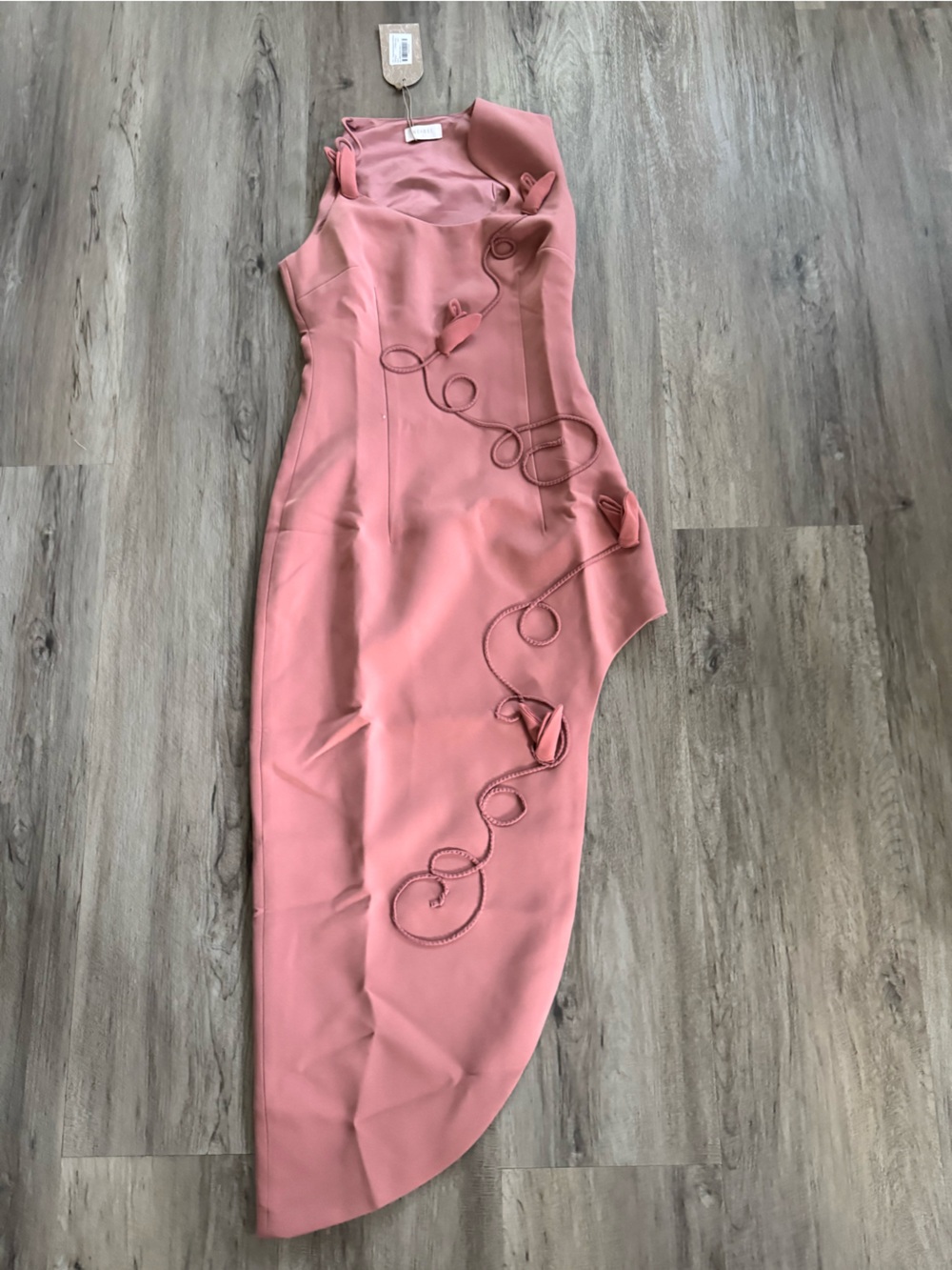 Meshki Virginia
Suiting Embroidered Midi Dress - Burnt Rose - Picture 2 of 5